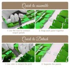 12 Pcs Shimmer Wall Backdrop Panels Square Sequin Party Decoration Green 3x4 Ft — photo 5