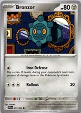 Bronzor 71/94 Phantasmal Flames Pokemon Card NM TCG singles Near Mint English