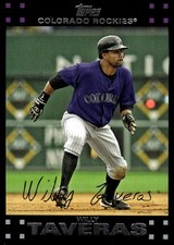 Willy Taveras 2007 Topps #94 Rockies MLB READ FREE SHIPPING AutographDen