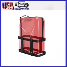 5.28 Gallon Rear Jerry Can Holder Bracket Metal Steel Tank Black Practical Can
