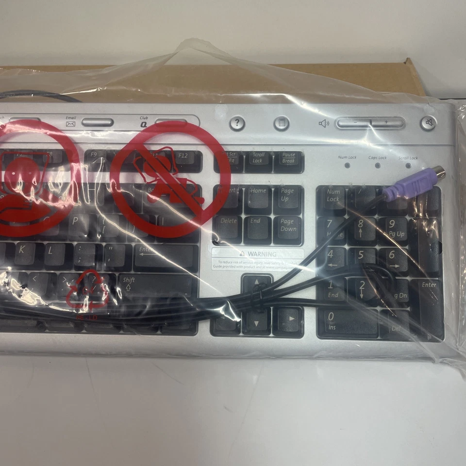 Compaq SDM4700P/KB-0311 5187-5023 PS/2 Multimedia Keyboard NEW Super Rare! - Image 3 of 4