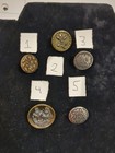 Lot Of 5 Floral Buttons All Different In Design — photo 2