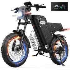 Varun 20 Wide Tires 1000w 28mph 48v 20.8ah Mountain Off-road Ebike For Adults