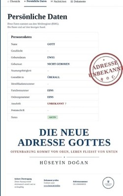 Dieneueadresse Gottes: Offenbarung steigt vonobenherab, Lebenfliesst vonunten he