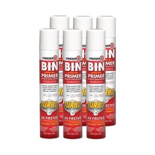 Zinsser B I N Turbo Spray Primer 26Oz Pack Of 6 Ultimate Stain Blocker