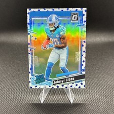2023 Donruss Optic Jahmyr Gibbs Blue Stars Prizm Rated Rookie #236 🔥