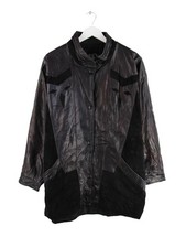 Vintage 90s Leder Jacke Schwarz M Herren