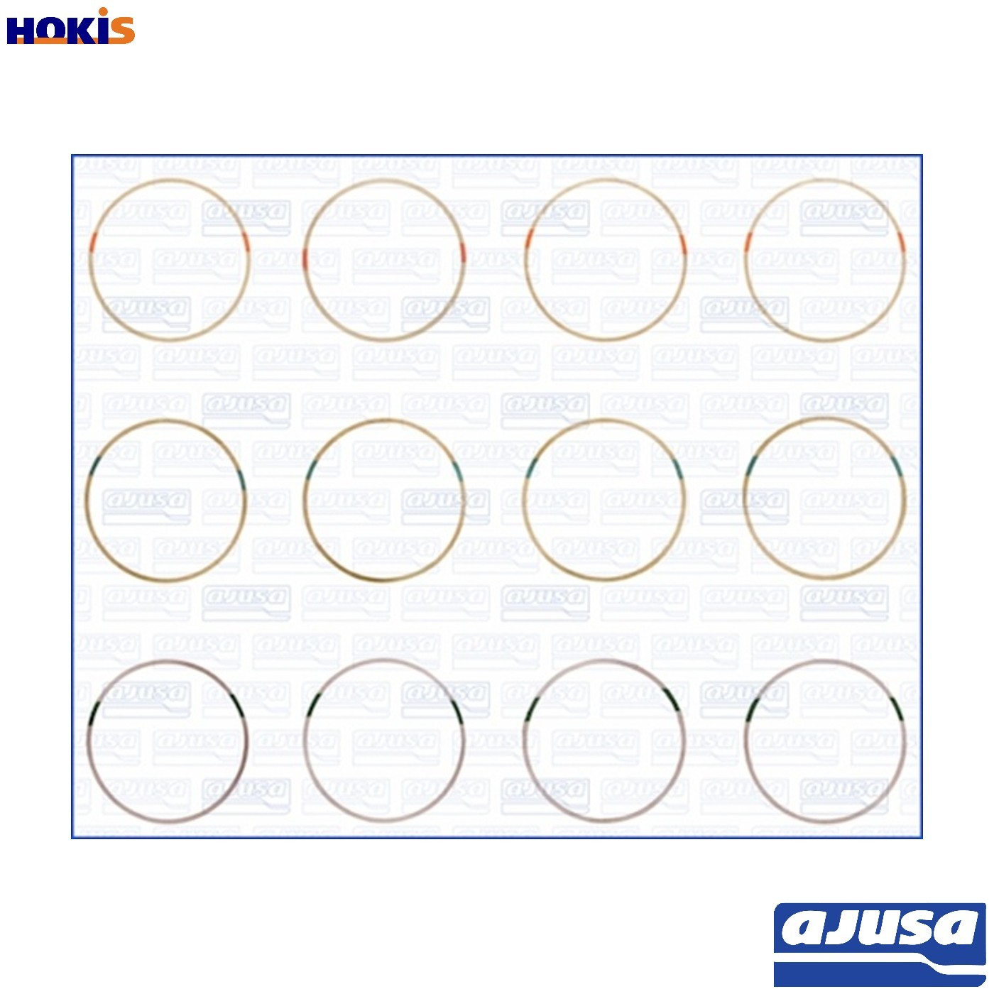 Cylinder liner gasket set 60000100 AJUSA for RENAULT VOLVO - Image 5