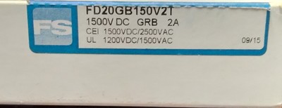 New 1 Pcs Ferraz Shawmut  FD20GB150V2T DC Link Fuse 2A