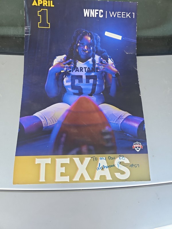 Wnfc Womans Football Signed Poster