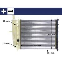 KüHler MotorküHlung Mahle CR 599 000S FüR Fiat Brava Marea Weekend
