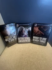 U.S. Concealed Carry Association 3 DVD Lot Deadly Force Situational Awareness 