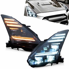 VLAND Voll LED Projektor DRL Scheinwerfer für Nissan R35 GTR Baujahre 2008–2023