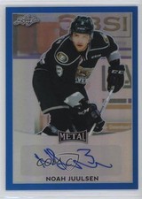 2016-17 Leaf Metal Blue Prismatic 22/25 Noah Juulsen #BA-NJ1 Auto 9cf