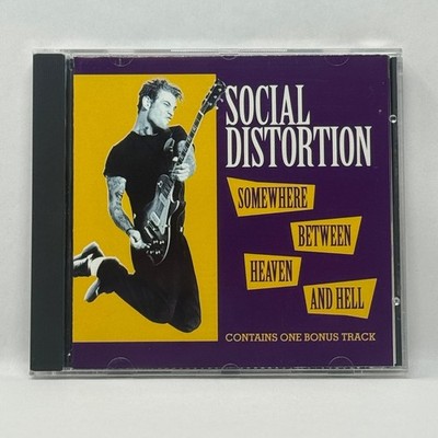 Social Distortion   Somewhere Between Heaven And Hell CD 1992 Punk Rock Epic