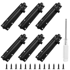 Biaungdo 6 Pcs Slide Bolt Latch Lock, 4 Inch Barrel Bolt Door Security Slide ...