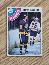 DAVE TAYLOR 1978-79 O-Pee-Chee OPC Rookie Los Angeles Kings Hockey Card #353 NMT. rookie card picture