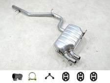 Endtopf Neu für Skoda Yeti 5L 2.0 TDI + 4x4 Auspuff + Anbauteile Chrom Endblende