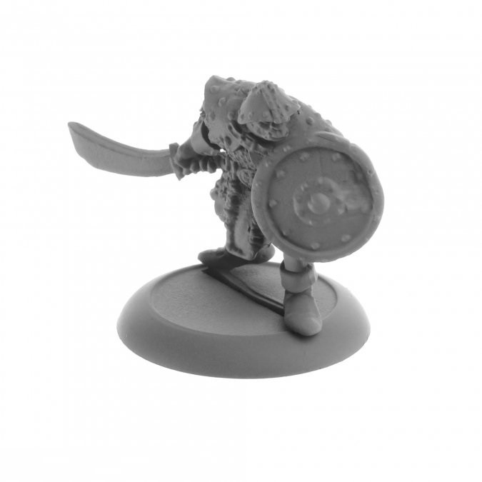 Reaper Dark Heaven Legends Orc Fighter - White Metal 04065