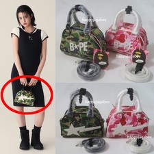 *A BATHNIG APE Ladies' Goods ABC CAMO MINI BOWLING BAG 1M30290301