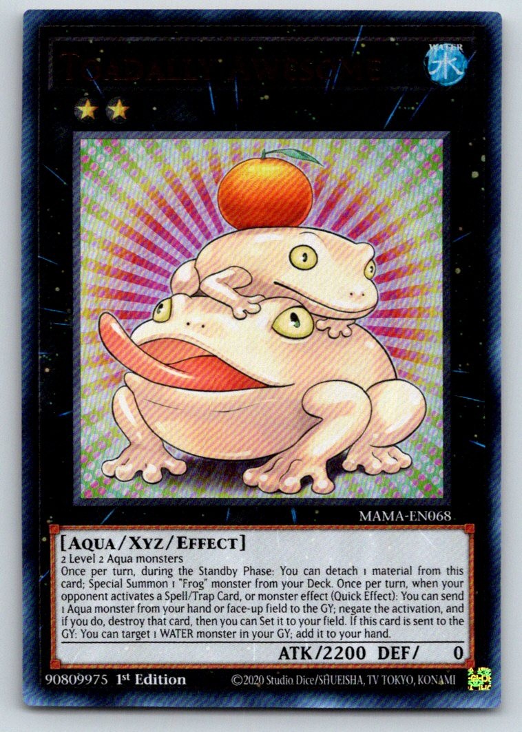 Toadally Awesome MAMA-EN068 Magnificent Mavens Yu-Gi-Oh 1st Edition NM