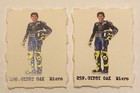 (2) VALENTINO ROSSI Rare Gypsy Oak Micro Gumball Machine MotoGP Cards