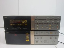VTG Lot of 2 AKAI  AA-M3 Stereo Receiver Tuner + AKAI HX-M5 Cassette Deck JAPAN