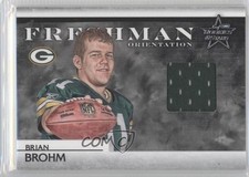 2008 Leaf Rookies & Stars Freshman Orientation Materials Jerseys Brian Brohm 0v1