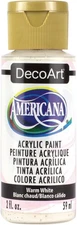 DecoArt Americana Acrylic Paint 2oz-Warm White - Semi-Opaque
