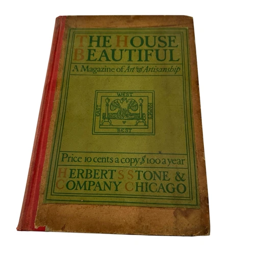 The House Beautiful  Vol. 111. Issue 2 Herbert Stone & Co Ed 1898 Bound Magazine