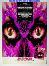 Master of Magic Micro Prose PC 1994 Trade Print Magazine Ad Poster ADVERT
