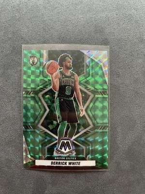 2021-22 Panini Mosaic Derrick White Green Prizm #173