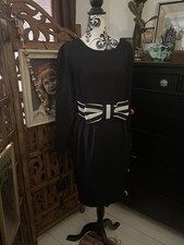 Coast Black Evening Cocktail Dress, Size 16