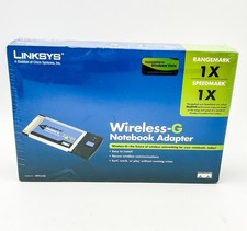 New and Sealed Linksys WPC54GS Wireless-G Notebook Adapter with SpeedBooster NOS