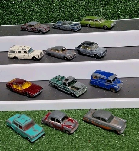 Vintage Matchbox Lesney Toys 1-75 Series Moko Job Lot Trucks - Cars - Trailers