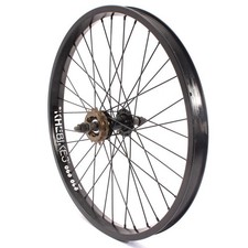 BMX Hinterrad 10mm Achse 36Loch KHE 7500 Aluminium Felge schwarz 16 Zähne Ritzel