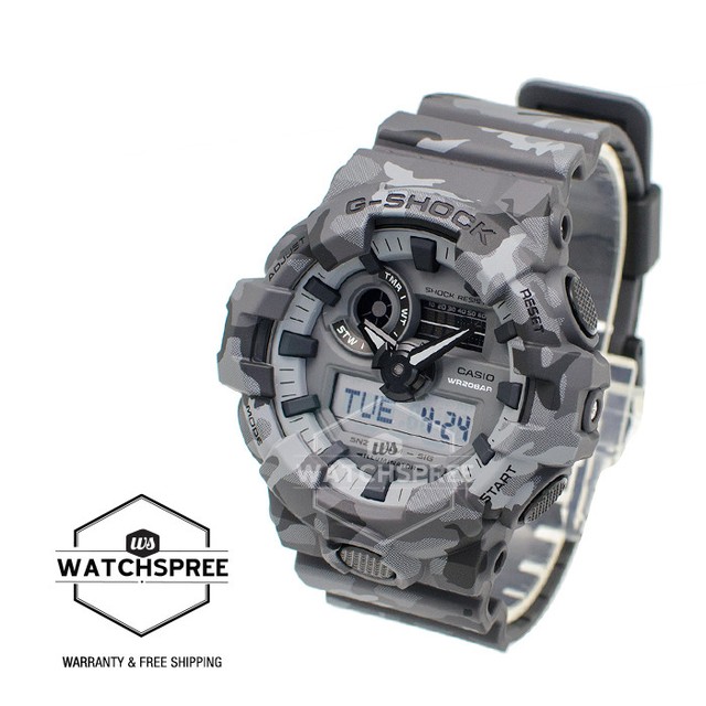 g shock camouflage gray