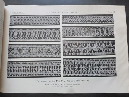 D.M.C. Library : CROCHET WORK IVth Series (1931) - Picture 9 of 13