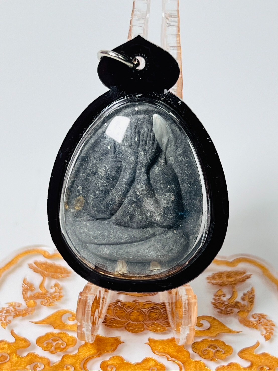 Phra Pidta Jumbo Embed 2 Takrut buddha Amulet Talisman LP TOH Wat Pradu C Magic