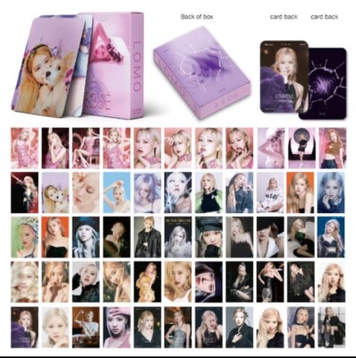 55 Pcs BlackPink Rose Album Lomo Card Kpop Photocards Postcards
