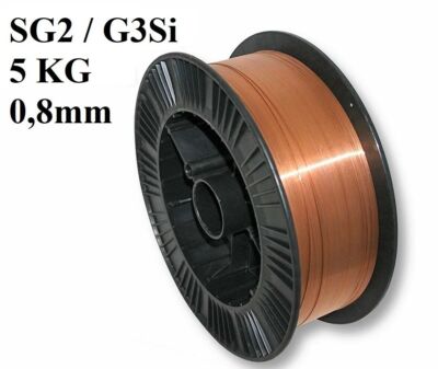 5KG SG2 SCHWEIßDRAHT 0,8mm MIG/MAG - 1 Rolle - G3Si 5 Kg 0,8