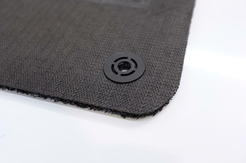 VW Passat MK7 2011-2014 GENUINE DELUXE Fitted Rubber Car Mats Black Floor Set - Picture 5 of 6