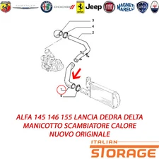 Alfa 145 146 155 Lancia Dedra Delta Heat Exchanger Sleeve 7660171
