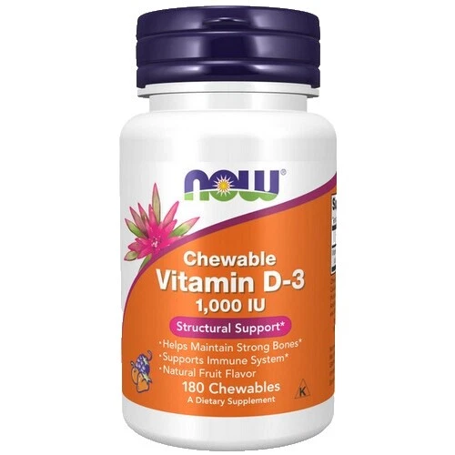 NOW Foods Vitamin D Tablet Vitamins & Minerals