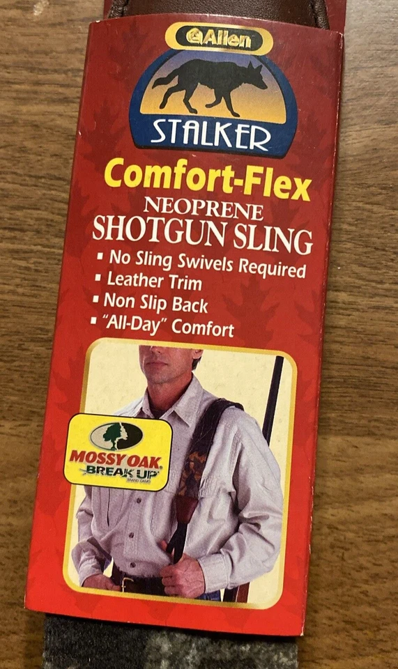 Allen Camouflage Shotgun Sling Neoprene Camo Leather Trim Hunting Firearms 8053 - Image 3 of 4