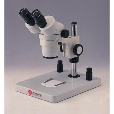 Thomas Stereo Zoom Binocular Microscope with Boom Stand, 10x Widefield Eyepiece,