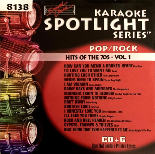 SOUND CHOICE SPOTLIGHT - HITS OF THE 70'S - V1 - SC8138 - DOBIE GRAY - FREE SHIP