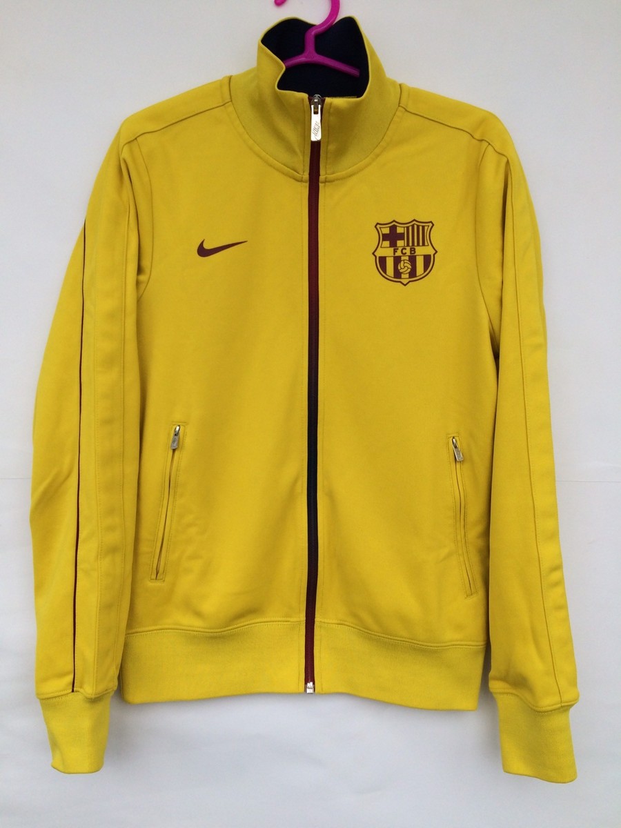 BARCELONA 2013 2014 NIKE AWAY FOOTBALL SOCCER SHIRT JACKET