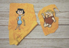 flintstones fun fabric 2 scraps 2.5 to 3 inch #1004 2pc set