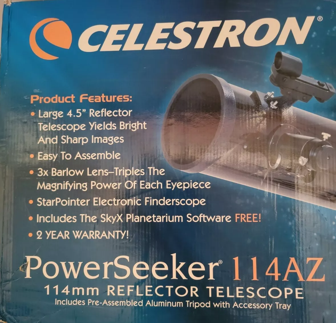 Celestron powerseeker 114az manual sales
